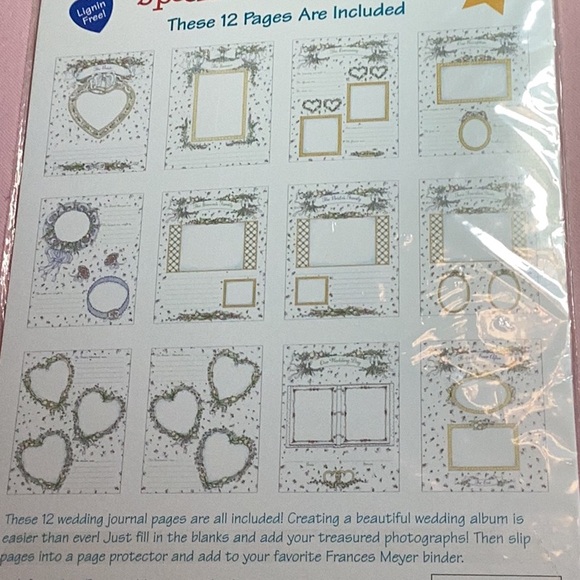 FINAL SALE PRICE Frances Meyer Scrapbooking Supplies Set of 2 - Picture 3 of 4